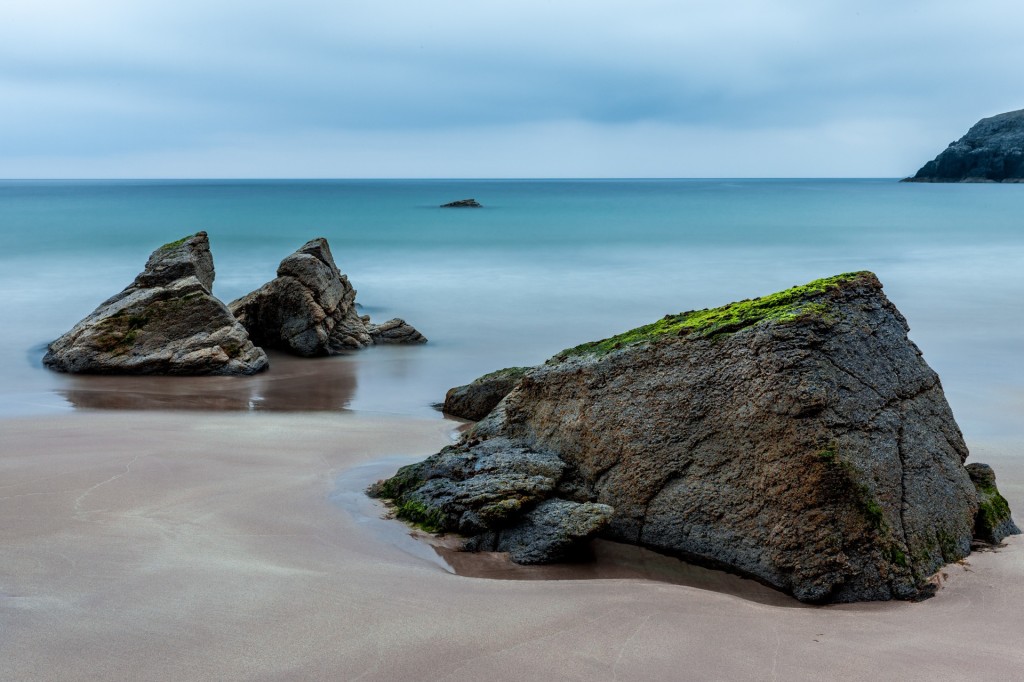Rocks on the beach in Scotland