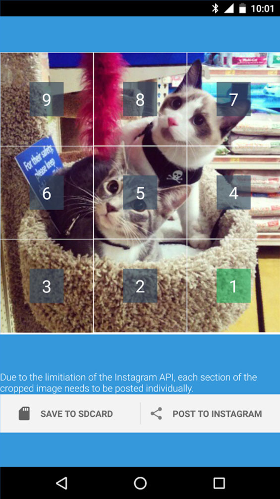 Instagrid Grids for Instagram grid mosaics